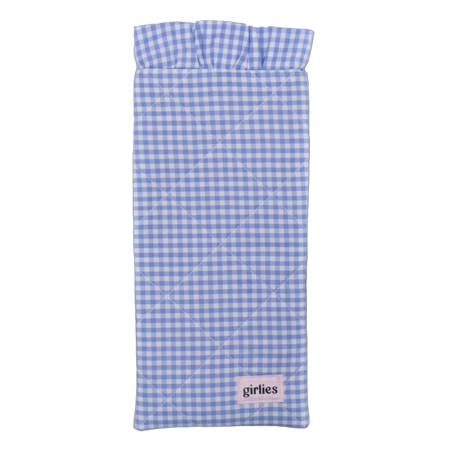 Blue Gingham Nintendo Sleeve