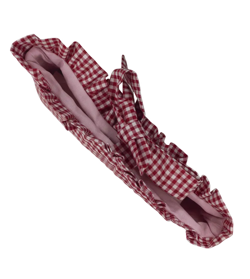 Red Gingham Book Sleeve