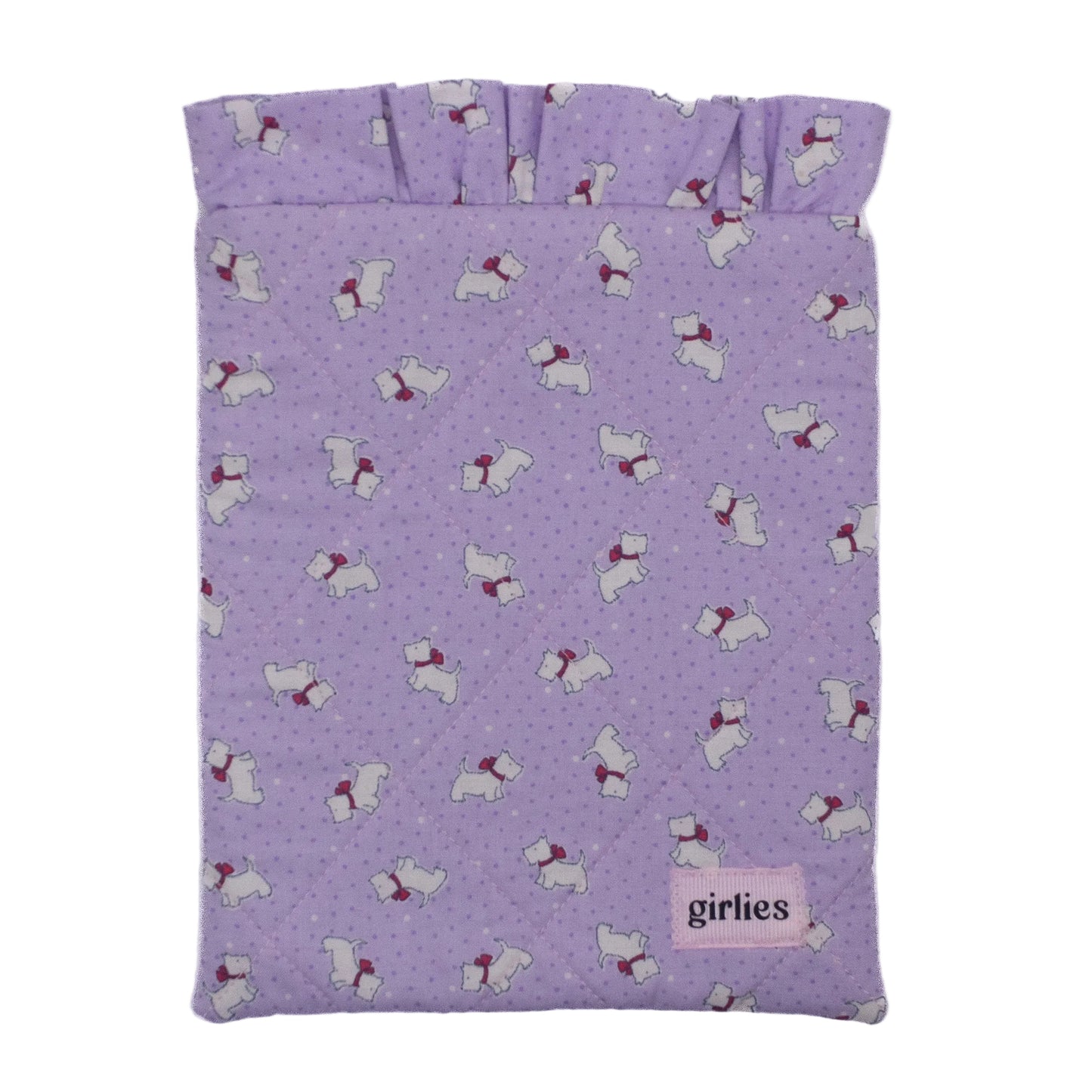 Purple Scottie Dog Kindle Sleeve