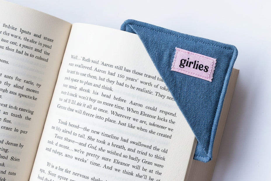 Blue Jean Bookmark