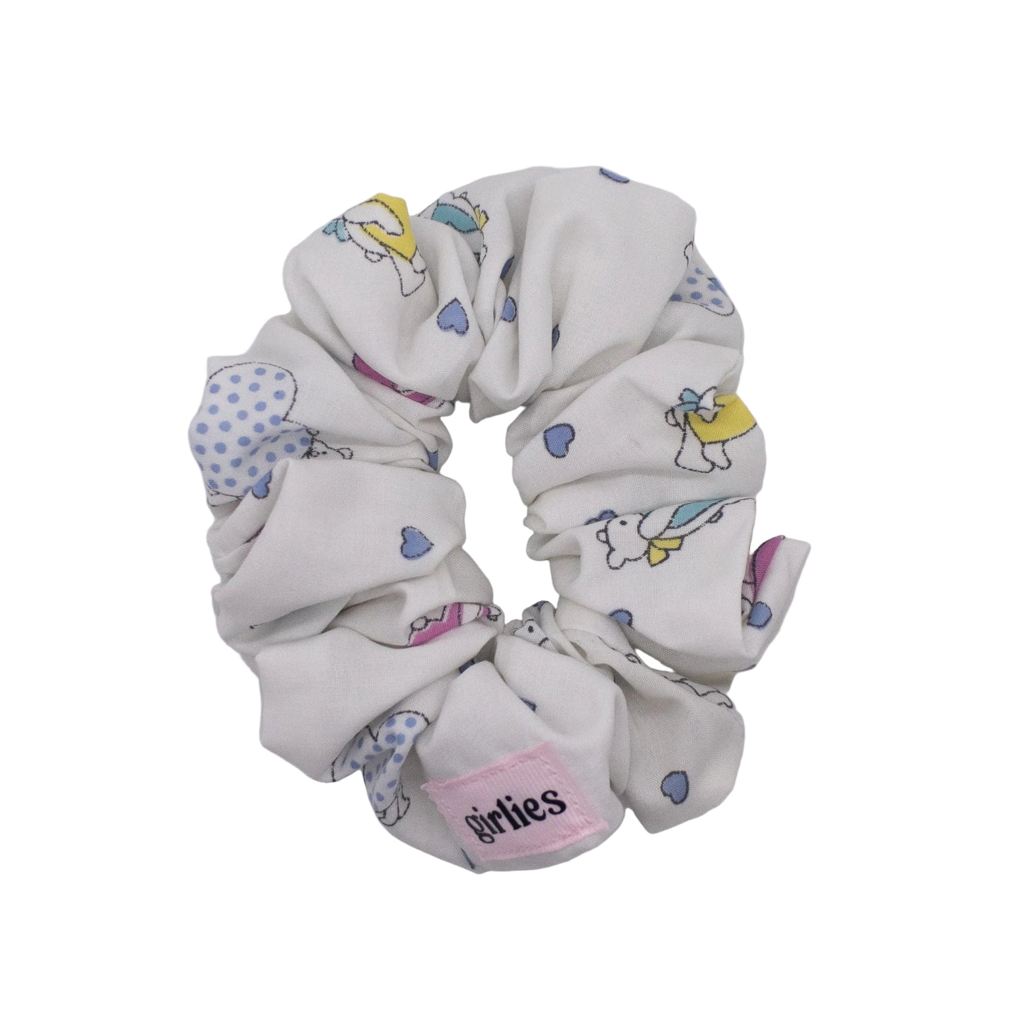 Vintage Teddy Scrunchie