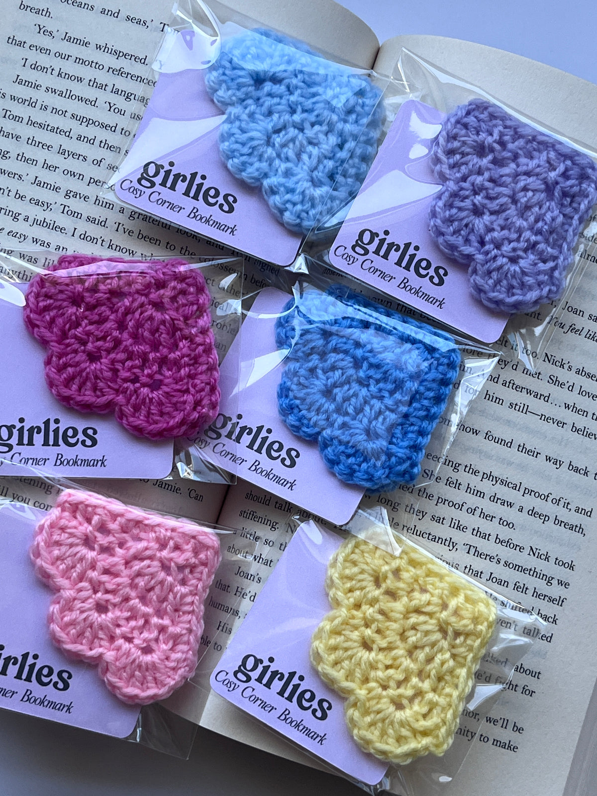 Cornflower Cosy Corner Bookmark