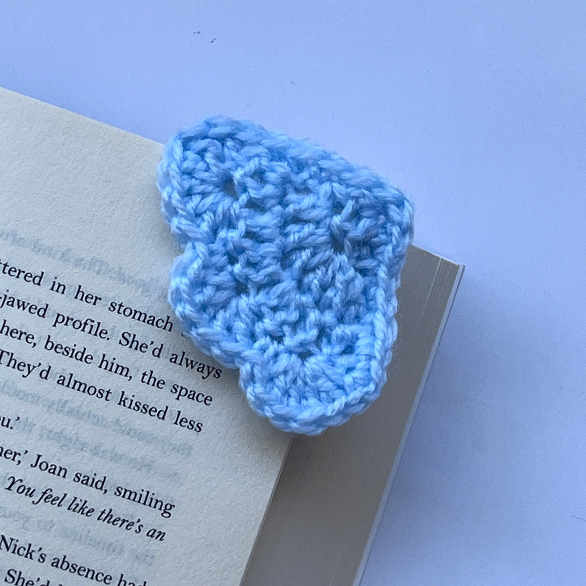 Baby Blue Cosy Corner Bookmark
