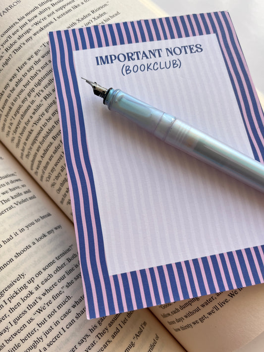 Important Notes (BOOKCLUB) - Notepad