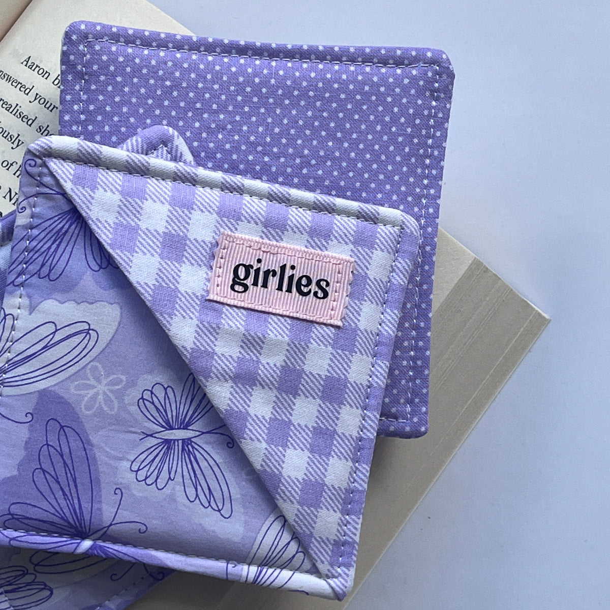Butterfly Patchwork Bookmark