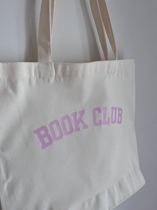 Book Club - Pink Tote Bag
