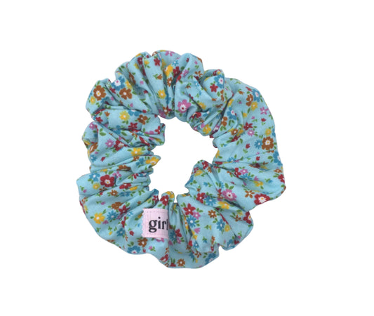Floral Bubblegum Scrunchie