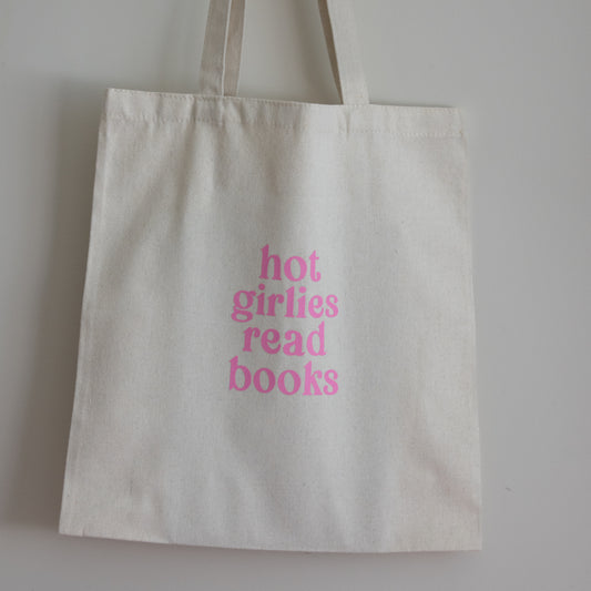Hot Girlies Read Books - Tote Bag