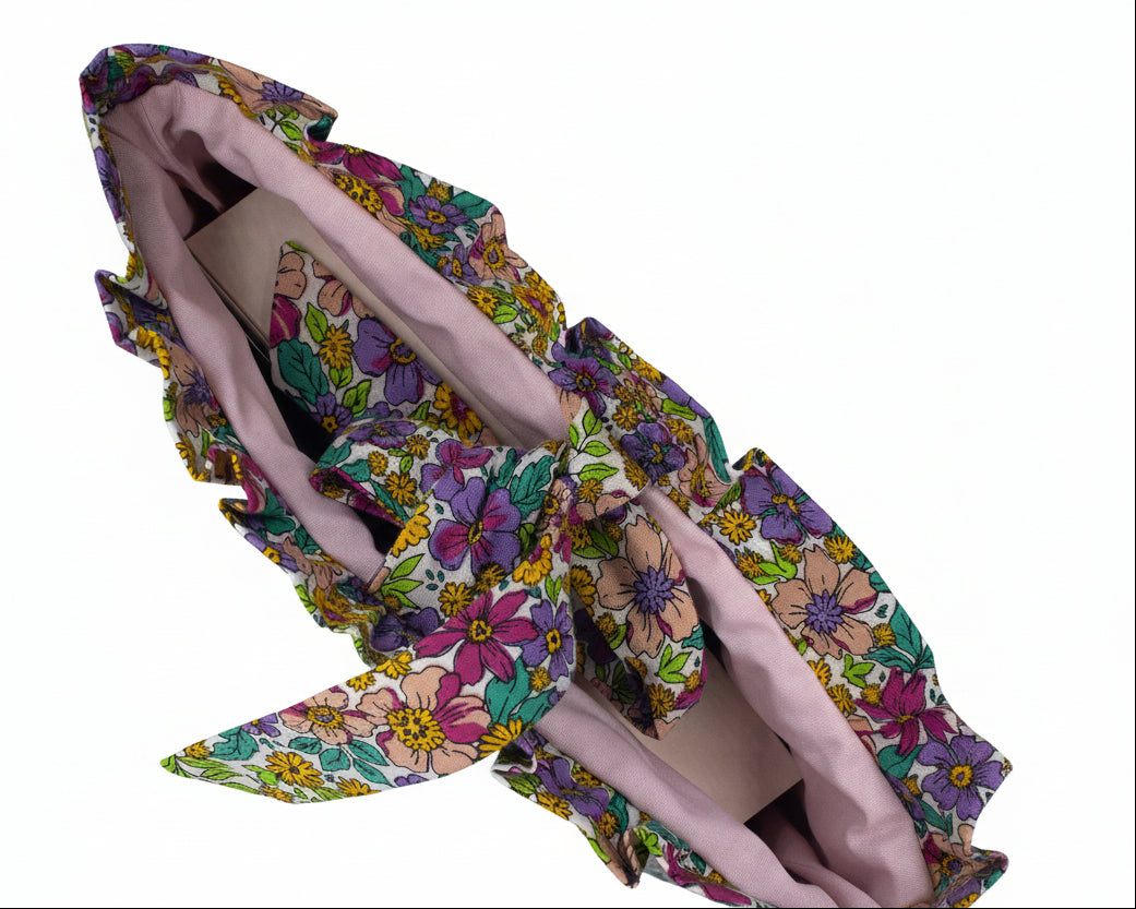 Retro Floral Book Sleeve