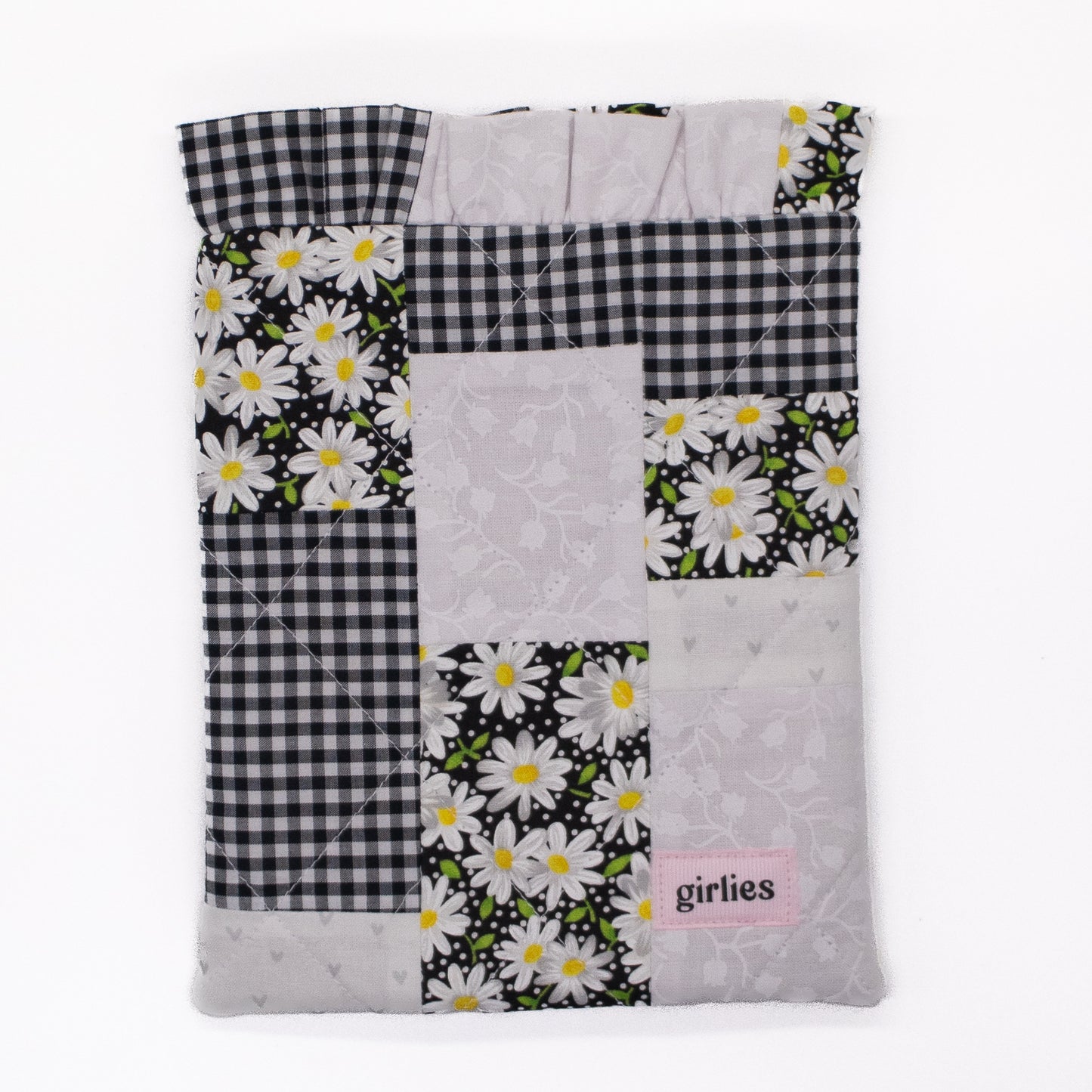 Mono Patchwork Kindle Sleeve