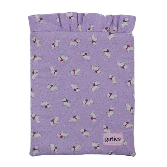 Purple Scottie Dog Kindle Sleeve