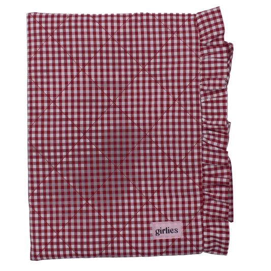 Red Gingham Book Sleeve