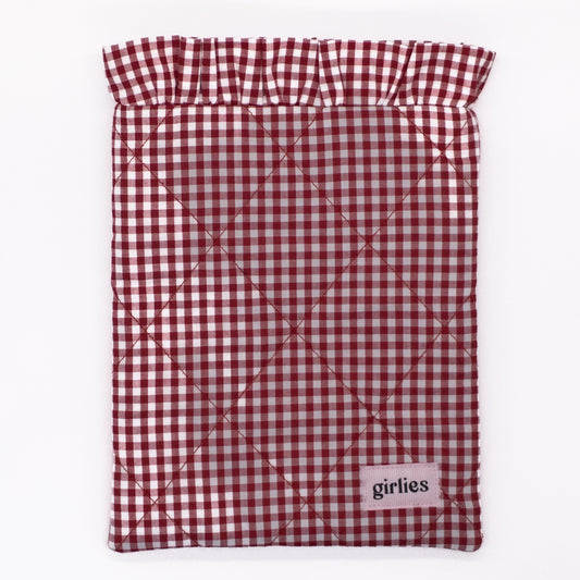 Red Gingham Kindle Sleeve