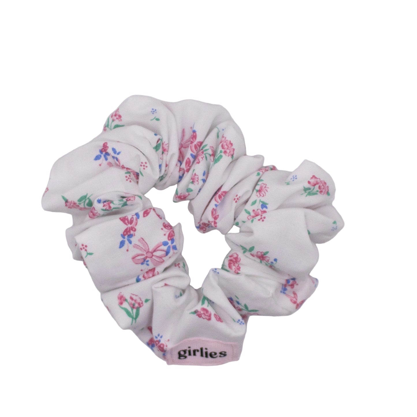 Vintage Floral Scrunchie