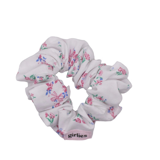 Vintage Floral Scrunchie