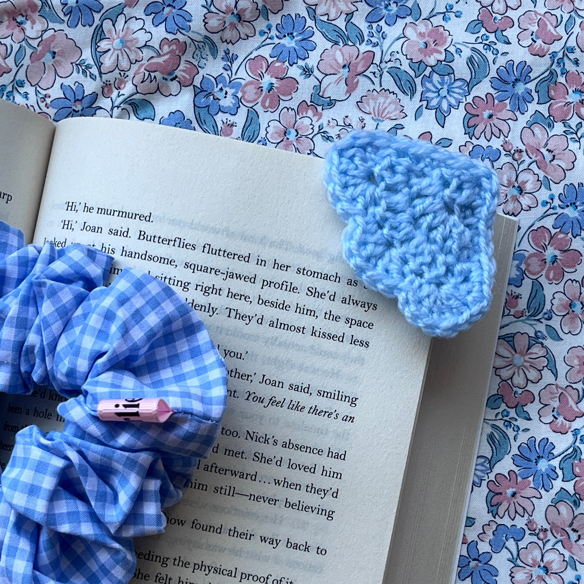 Baby Blue Cosy Corner Bookmark