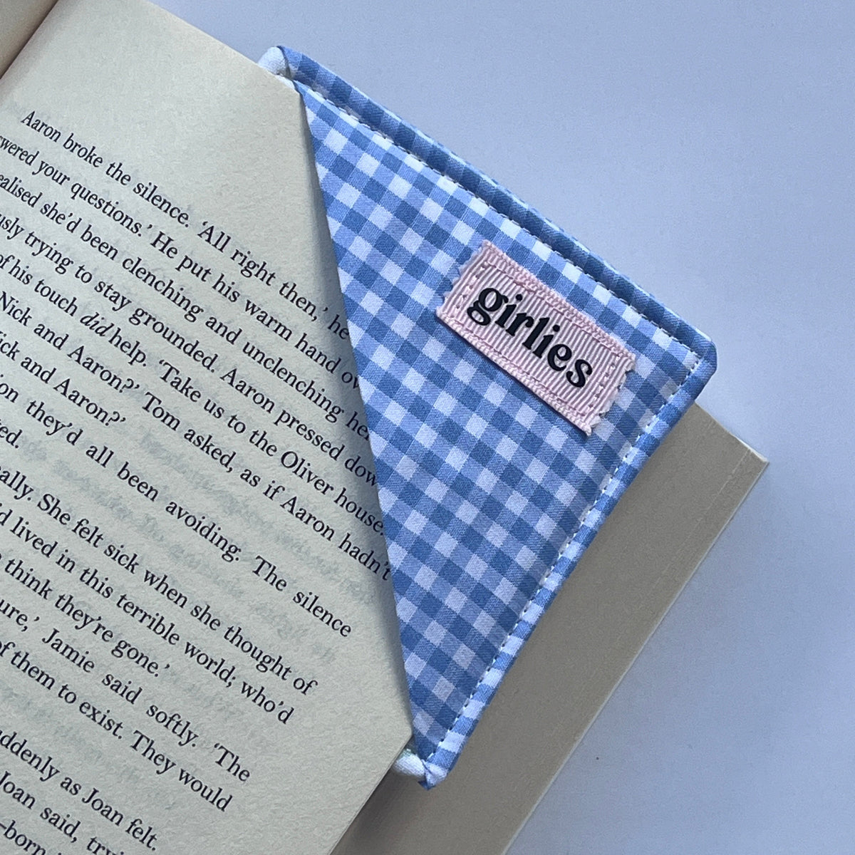 Patchwork Blues Bookmark