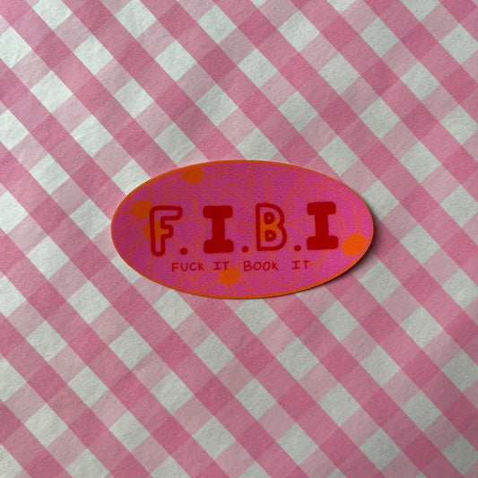 F.I.B.I Sticker