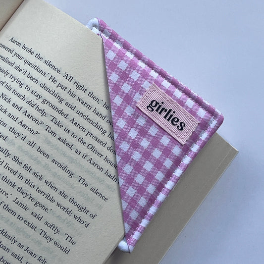 Patchwork in Pink Bookmark