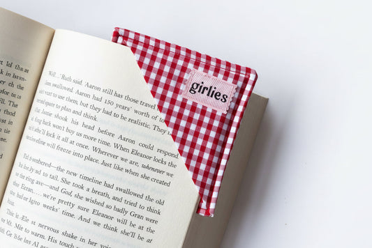 Red Gingham Bookmark