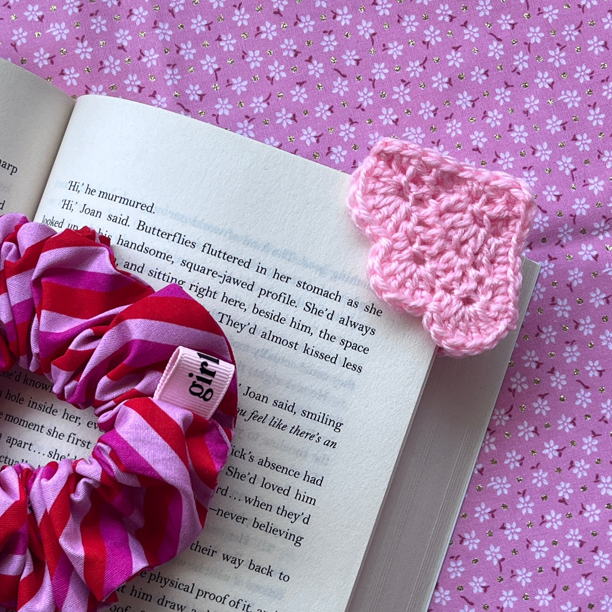 Soft Pink Cosy Corner Bookmark