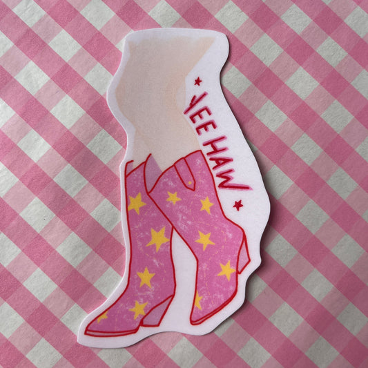 Yeehaw Girlie Sticker